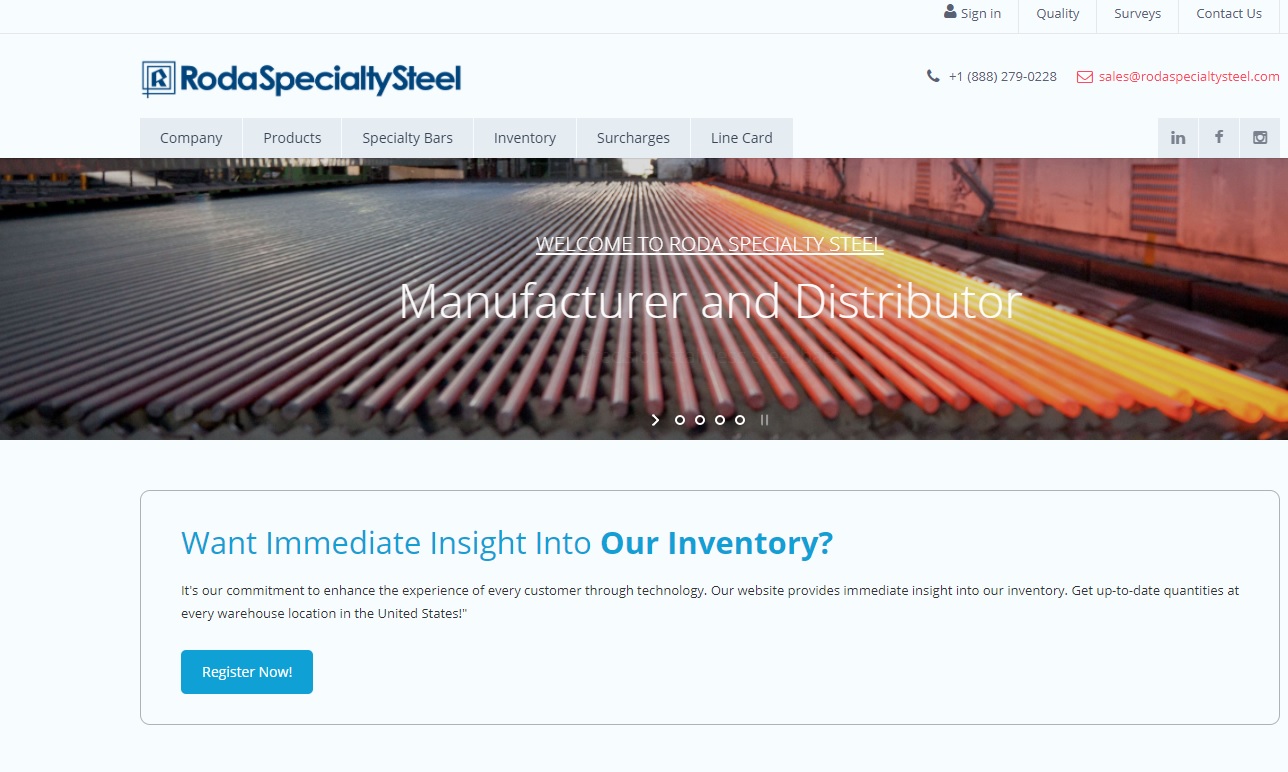 Roda Specialty Steel
