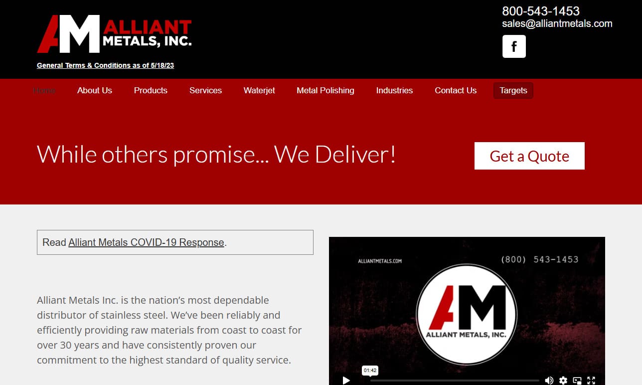 Alliant Metals, Inc. Alliant Metals, Inc.